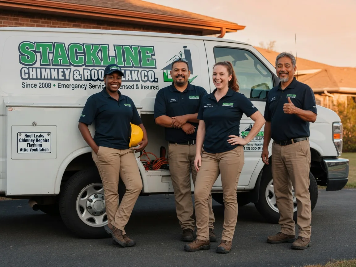 Chimney flashing repair company in Brisbane, CA